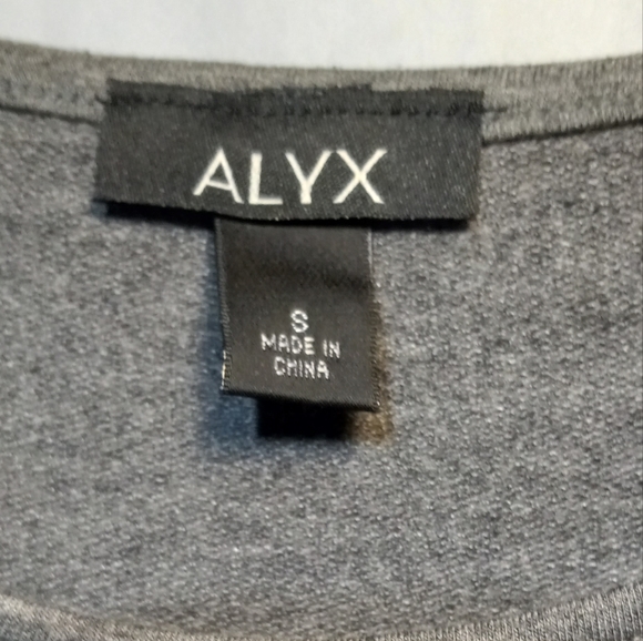 Alyx EUC Cold Shoulder Super Soft Gray Long Sleeve Top, Small - Picture 2 of 7